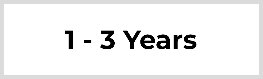 1 - 3 anni
